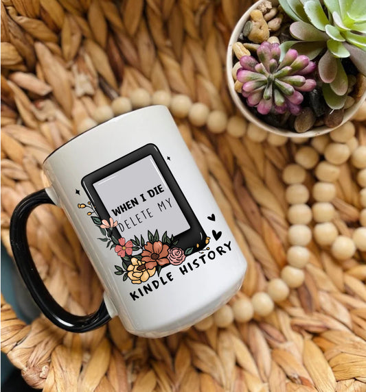 Delete My Kindle History Mug